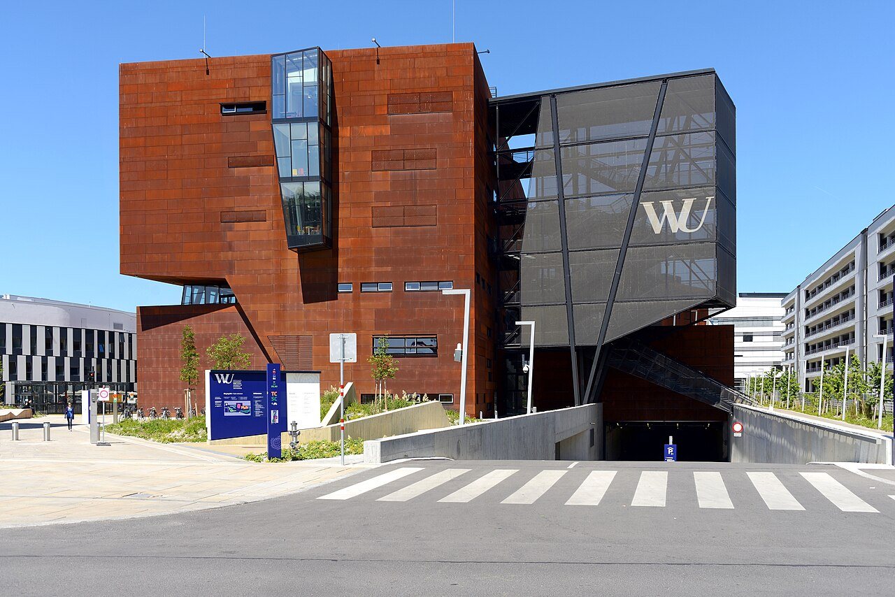 Teaching Center on Campus WU Vienna where many bachelor courses are taught